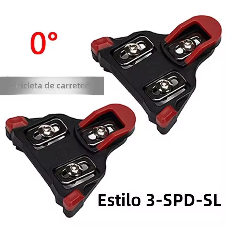 BUCKLOS Cleat De Pedal Para Bicicleta Compatible Con Shimano SPD Ideal Para LOOK KEO SPDSL LOOK Delta SPD MTB Y Carretera Zapatos De Ciclismo - 1