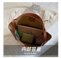 Bolso De Hombro Para Mujer Estilo Retro Minimalista Y Elegante 2025 Nueva Gran Capacidad Bolsa De Bajo El Brazo Estilo Japonés Bolsa De Comercio - details 11