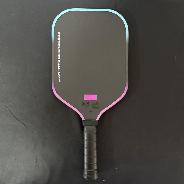 Pala De Pickleball BEN JOHNS PERSEUS 3S Dual Textura De Fibra De Carbono T700 Núcleo De Polímero Espuma De Miel Punto Dulce Grande