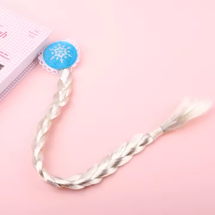 Diadema De Princesa Elsa Con Mechas Para Niñas Disfraz De Elsa Y Anna Para Fiestas Y Bodas Set De Vestido De Cumpleaños Para Bebés Y Niñas - 1