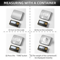 Báscula De Cocina Inalámbrica Con Pantalla Remota De Acero Inoxidable Escala Digital Magnética Para Preparación De Comidas 15KG - details 8