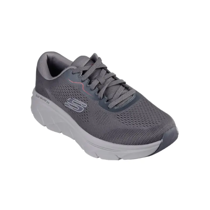 Zapatillas Running Hombre Skechers D'Lux Walker 2.0 Swave en Color Gris-232714/CCRD SKECHERS - 1