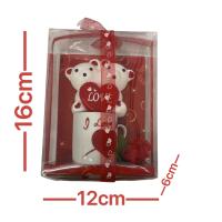 Regalo Niña San Valentín NO - Cúpula Corazones Oso Teddy Taza Café Flor Rosa - details 4