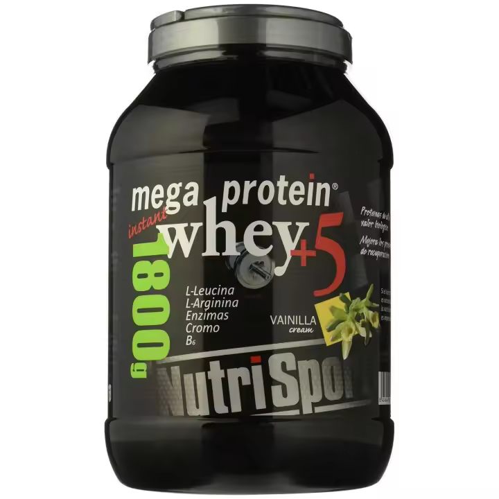 Nutrisport Mega Protein Whey 5 Vainilla 1800G - 1