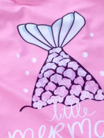 Traje De Baño De Un Pie Para Niñas Estilo Básico Con Estampado Gradient Surf Verano Playa Material Poliéster Y Spandex - details 10