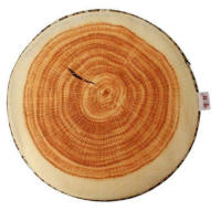 Cojín De Pluma Suave De Diseño De Madera Natural Para Hogar Y Camping Estilo Cilíndrico Cubierta De Peluche Suave 1 Pieza - details 9