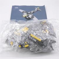 Bloques De Construcción DIY Para Juguete De Avión De Combate Aleman Bf-109 Modelo De Soldado Militar WW2 Para Niños - details 4