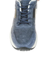 Emporio Armani Zapatillas Zapatos de Cuero Hombre Azul X4X220 XL188 D879 - details 2