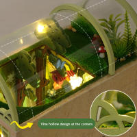 Kit De Miniatura De Librería DIY Nook Casa De Muñecas Insert Dollhouse Model Roombox Construcción Kit De Estante De Libros Madera Juguetes Bookend Para Regalos De Navidad - details 28