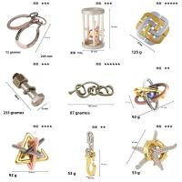 Puzzle De Metal Desafío Mental Juguete De Desbloqueo Magia Juego Educativo Divertido Para Niños Y Adultos - details 0