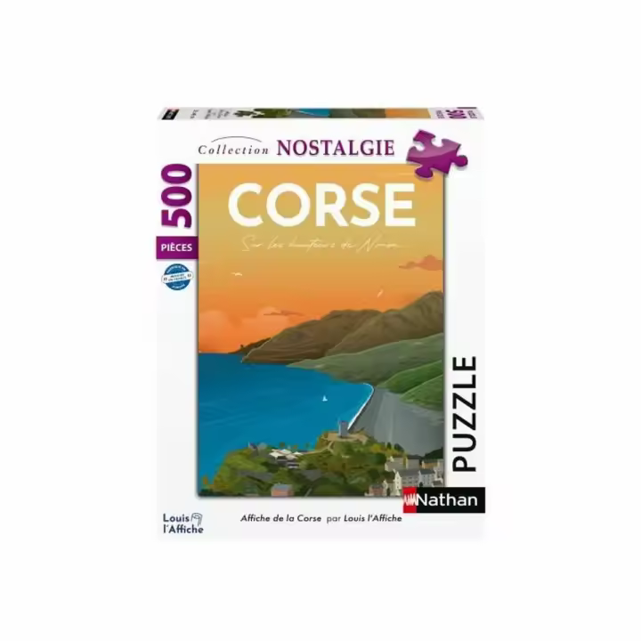 Puzzle Nathan Affiche de la Corse - 1