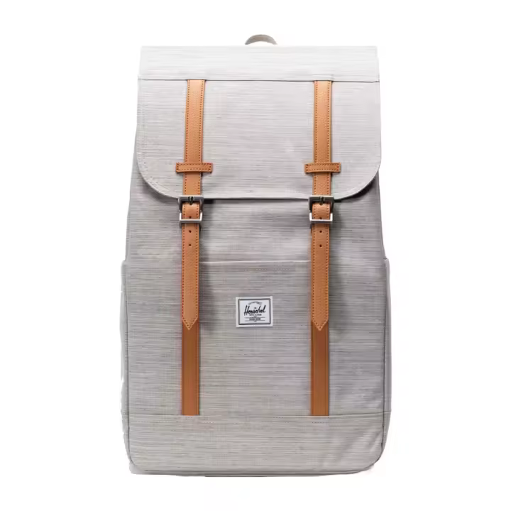 Mochila Gris Herschel Little America™ | Volumen medio - 21 l Mid-Light Grey Crosshatch - 1