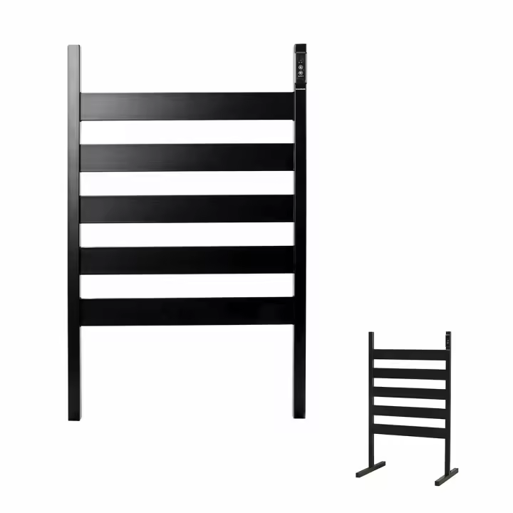Innovagoods ®   Electric bathroom towel rack 140 w, 5 bars towel rack, free-standing or wall towel rack for bathroom quick-drying, electric free-standing towel rack with max. temperature 55 oc, ideal for drying or heating towels - 1