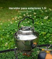 Kettle De Camping NOBANA &CLS De 1.5L/1.3L Capacidad Grande Acero Inoxidable 304 Portátil Para Picnic Y Café Autónomo - details 0