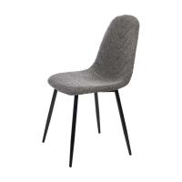 ARISE SHOP-Silla Borreguito Pata Negra Gris Oscuro,Sillas para cocina, comedor, sala de estar, dormitorio, Sillas auxiliares de oficina 53 x 45 x 89 cm - details 1