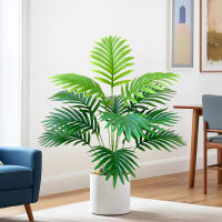 Gran Árbol De Palma Artificial 52-125cm Planta Falsa Verde De Plástico Para Decoración De Jardín Y Hogar Ramas De Palma Tropicales - details 18