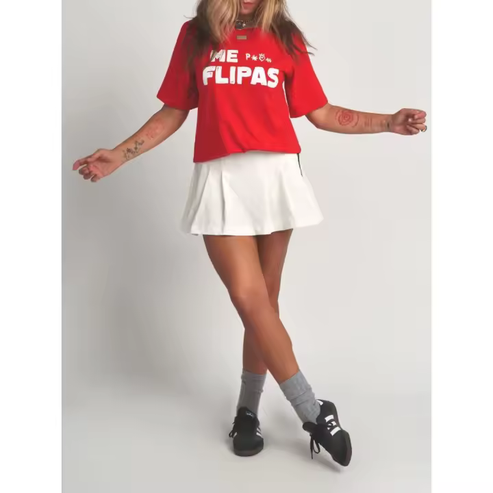 Aire retro Marcas Mujer Ropa Camisetas y tops  Camiseta -Aire Retro- Me flipas roja - 1