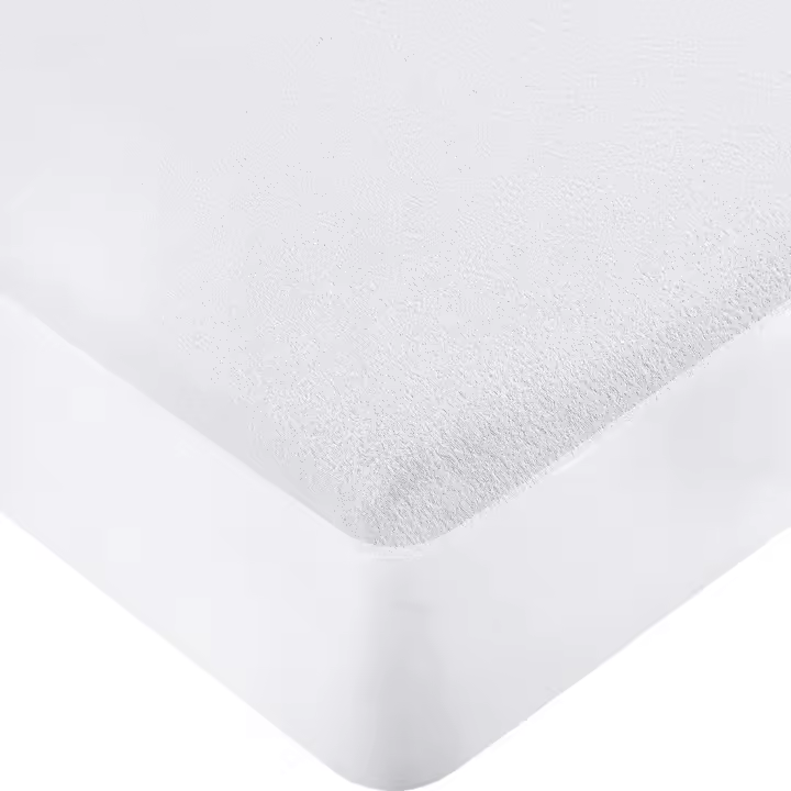 HOMESOL®  Protector de colchón impermeable de Rizo 100% Poliéster, Tratamiento Anti ácaros, Transpirable - 1
