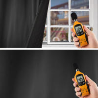 Cortinas De Algodón Aislantes Térmicas Y Antipolvo Para Dormitorio Negro 100% Cortinas Calefactoras Y Anti-Viento Con Aislamiento Acústico - details 21