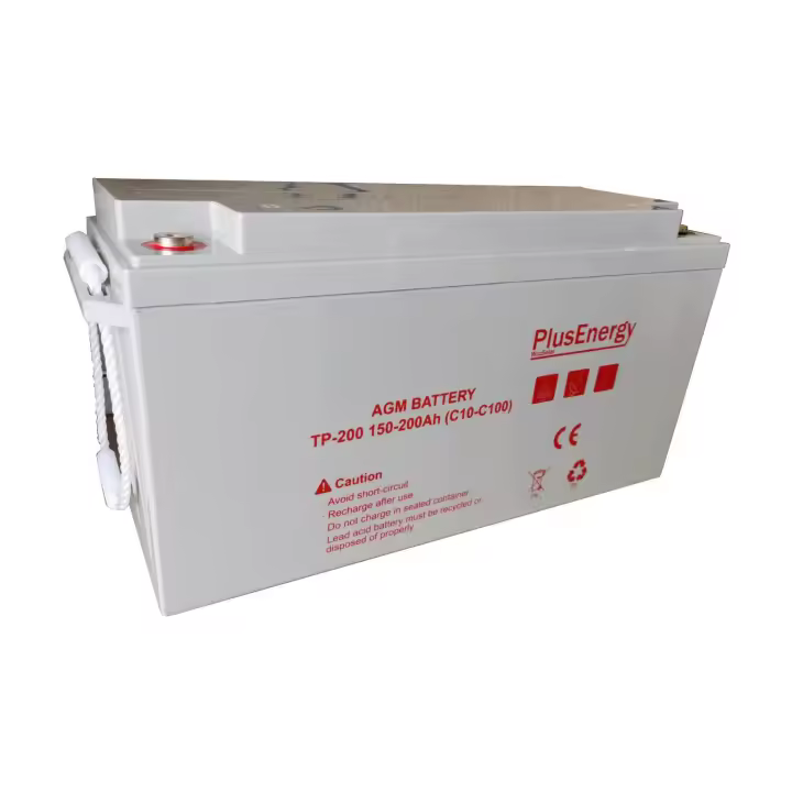 Plusenergy - Batería solar AGM 200Ah / 12 v PlusEnergy TP12-200 - 1