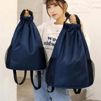 Mochila Grande De Nylon Impermeable Para Hombres Y Mujeres Con Cordón Y Bolsillos 2023 Mochila De Viaje Deportiva Con Capacidad Grande - details 1