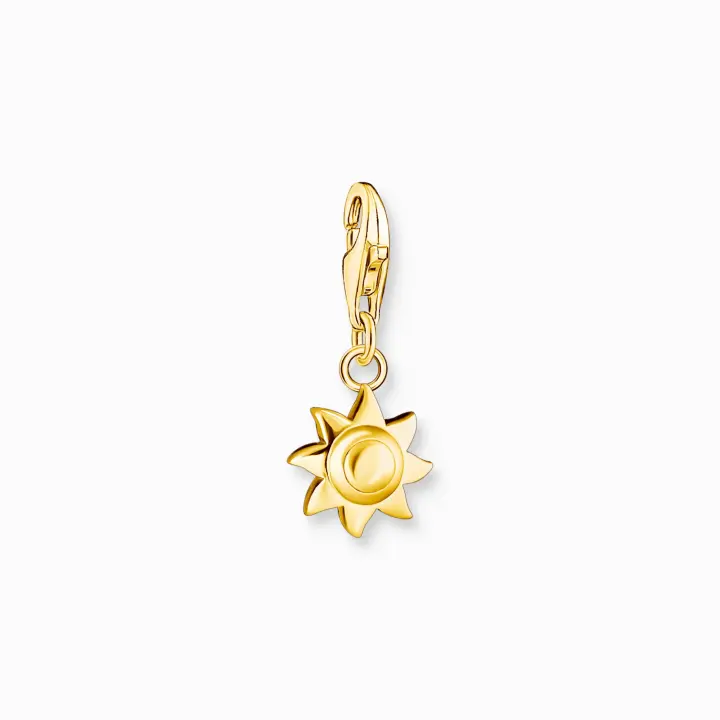 Thomas Sabo Colgante Charm Mujer Sol chapado en oro 2024-413-39 - 1
