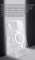 Funda Magnética Transparente Para iPhone Compatible Con Magsafe Protección Antichoque Y Antiarrugas Silicona Acrílica Resistente Al Agua Y Al Polvo Para Modelos 7 a 16 plus Y Mini - details 0