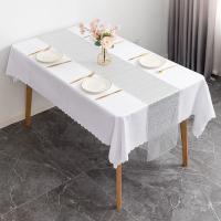 Corredor De Mesa De Sequinias Doradas Brillantes Para Boda Y Cumpleaños Decoración De Fiesta Y Día De San Valentín Material Voile Técnica Tejida - details 7