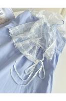 Pañuelo De Cabeza De Verano Para Mujer Con Triángulo Francés Y Encaje Accesorio De Moda Para Todas Las Estaciones - details 4