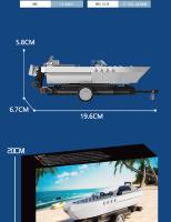 Bloques De Construcción De Vehículo De Off-Road Para La Ciudad 413 Piezas SUV De Carreras Modelo De Viaje Juguete DIY Para Niños Regalos De Vacaciones Bloques Conectables De Viaje - details 16