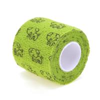 5Pcs Vendas Autoadhesivas Para Perros Cubierta De Manguito Protector De Primeros Auxilios Para Veterinarios Envoltura Elástica Verde Suministros Para Mascotas - details 15