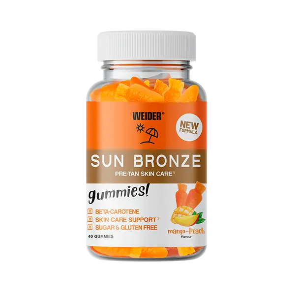 Weider - Sun Bronze Pre-Tan Skin Care - Gummies! 40 Gummies - 1