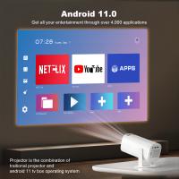 Proyector Digital Android 11 WiFi 6 Bluetooth P30 Mini Portátil Para Exteriores Y Hogar Cine Teatro Video Resolución 1280x720 LED Auto Corrección De Distorsión Pantalla 40-120 Pulgadas - details 13