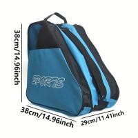 Bolsa De Almacenamiento Para Patines Y Zapatos De Patinaje 1PC Bolsa Triangular De Hombro Con Ventilación Y Gruesura Para Equipos De Hielo Seco - details 5