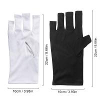 Guantes Antirradiación UV Profesionales Para Manicuras Protección Para Manos Arte De Uñas Guantes Fingerless Elásticos Para Uso Doméstico Y Externo - details 3