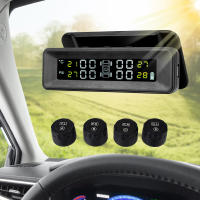 Sistema De Monitoreo De Presión De Neumáticos De Coche TMPS Solar Con Sensor Digital Accesorios Electrónicos Universales Para Automóviles Incluye Batería - details 1
