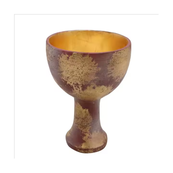 Réplica de resina de la Copa del Santo Grial de Indiana Jones, manualidades, utilería de película para Cosplay de Halloween, 1:1 - 1