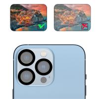 2PCS Vidrio Templado De Seda Para Lente De Cámara De iPhone 13 12 11 Mini 14 15 pro Max Cubierta Total Protectora Compatible Con Serie iPhone 15 14/13/12/11 - details 4