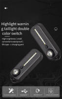 Luz De Hombro Policial LED Roja Y Azul Con Clip Recargable Por USB Advertencia Flash De Seguridad Para Niños Y Juegos De Rol - details 7