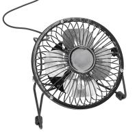 Ventilador de escritorio USB en Diseño de metal con funcionamiento Silencioso para Oficina y Hogar, Cabeza inclinable ajustable 360 °, refrigerador de aire con antideslizante, duradero y portátil. - details 1