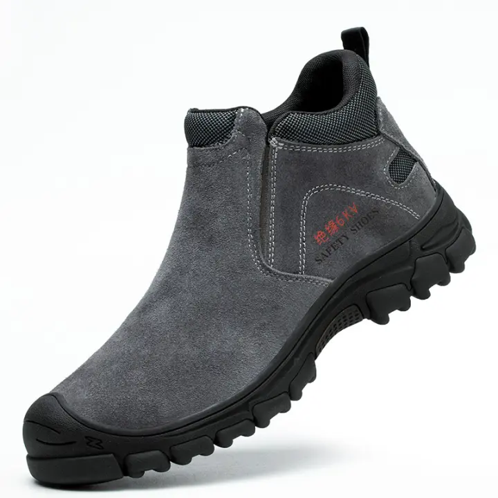 Zapatos De Seguridad Para Hombre Con Punta De Acero Transpirables Antideslizantes Cómodos Y Protegidos Contra Aislamiento 6KV - 1