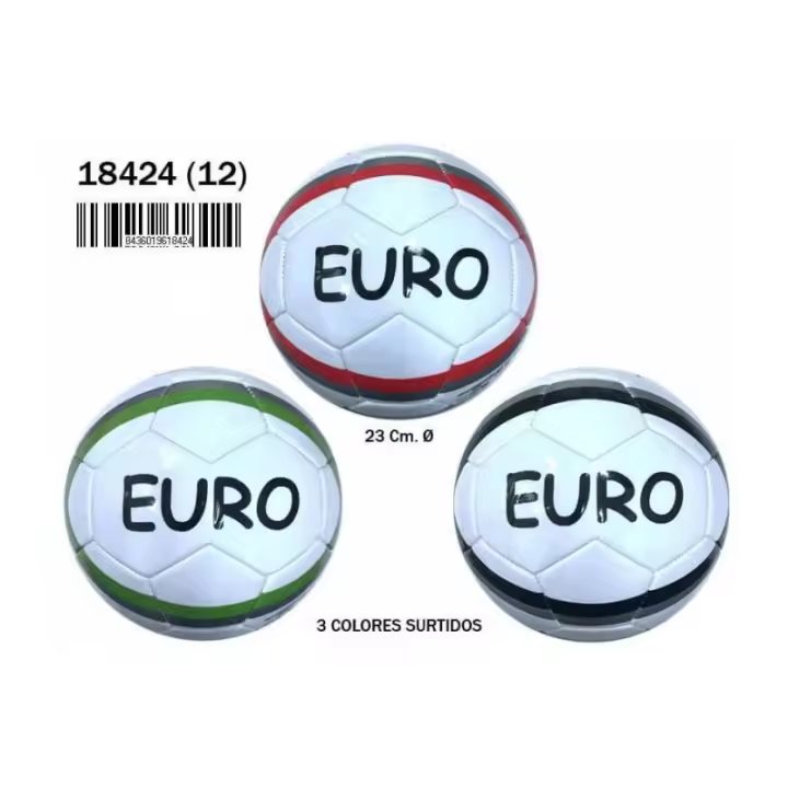 Rama Tritton Balón de Fútbol Euro 3 Colores Resistente - 1