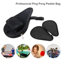 Bolsa De Raqueta De Tenis De Mesa 30x19cm En Tela De Oxford Negro/Azul Con Espuma Para Almacenamiento De Pala Y Bolas De Ping Pong - details 7