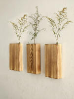 Elegantesvasos De Madera Para Pared Estilo Rustico Decoración De Granja Para Flores Artificiales Y Suculentas Plantas Envasadas - details 6