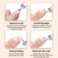 Lámpara Eléctrica De Uñas Profesional Con Bits De Taladro Para Pulido De Uñas Eliminación De Piel Muerta Y Arte Sanding Pen Máquina De Manicura - details 5