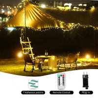 Luces Fairy LED De 36M Para Decoración De Fiesta De Año Nuevo Callejera Boda Y Día De La Madre Con Cable Verde Fuente De Alimentación AC Para Exterior - details 1
