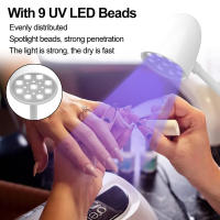 Lámpara De Uñas LED UV Mini Secador De Uñas Plegable 360° Lámpara De Secado De Uñas Para Manicura Con Iluminación Ultravioleta - details 2