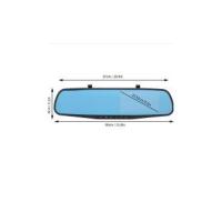 Aumotop Dash Cam, cámara de coche con visión 1080P, lente de grabadora de conducción DVR, grabadora de vídeo con pantalla táctil, grabadora de conducción con espejo retrovisor - details 0