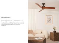 CREATE - Ventilador de techo 40W silencioso Ø132 cm, 	Material Aspas ABS, sin LUZ - WIND SHARP - details 1