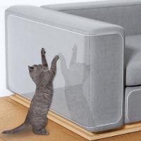 PVC Translúcido Pegatinas Antisalpicaduras Autoadhesivas Protector De Sofá Para Protección Contra Gatos Mat De Protección Anti-Arañazos - details 5